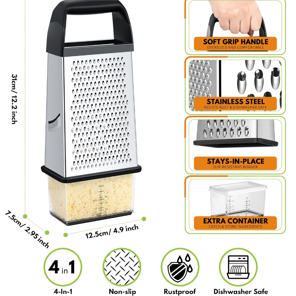 Never Lose Cheese Again: Discover the Magic of Graters That Hold It