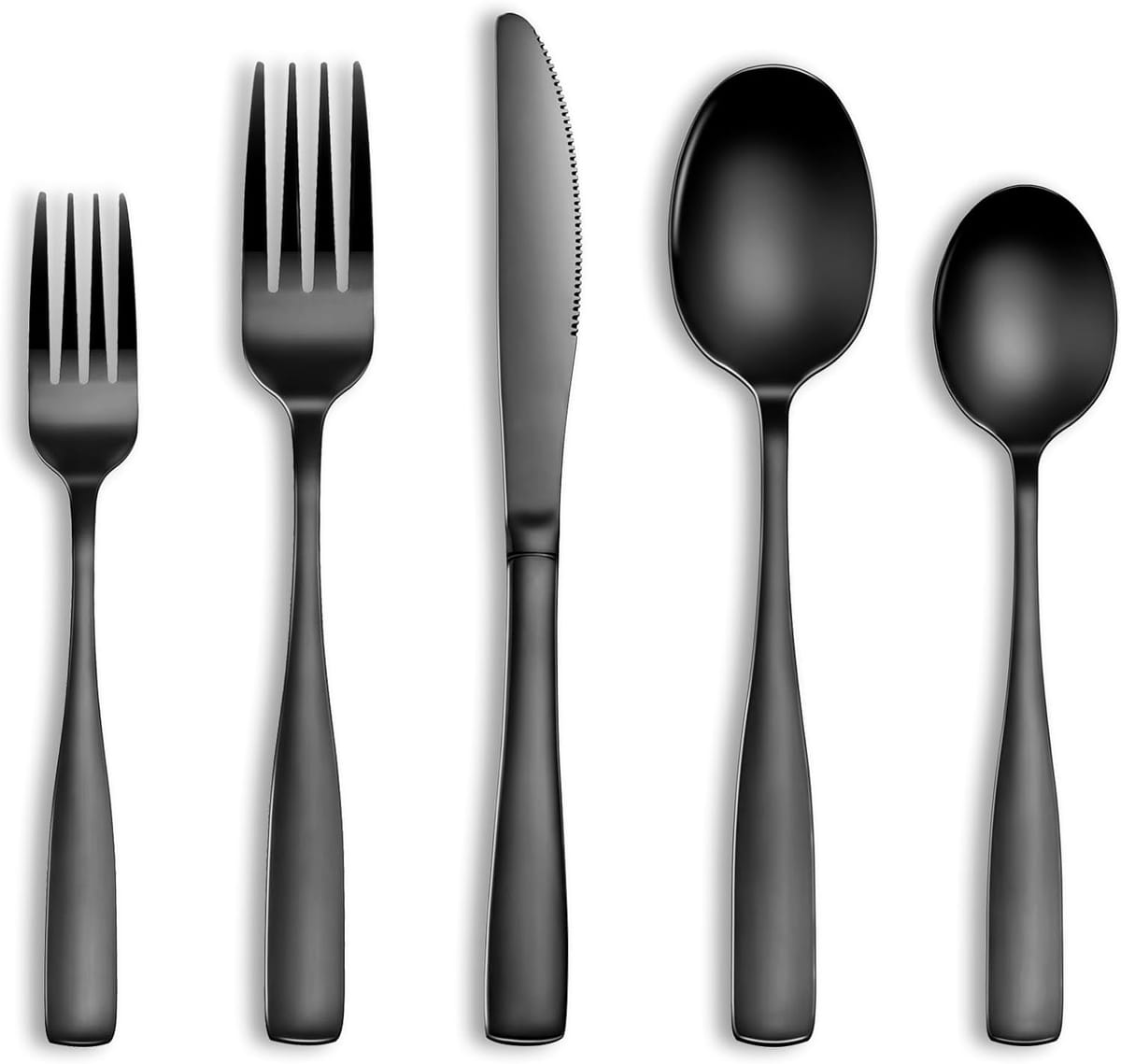 Chic Black Silverware Sets to Impress Your Guests