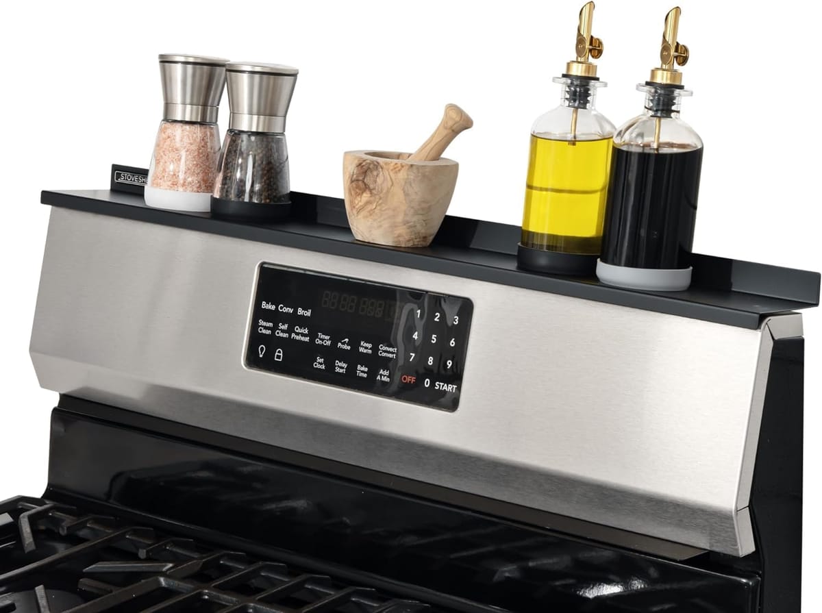 Discover the Best Black Magnetic Stove Shelves to Elevate Your Kitchen Style!