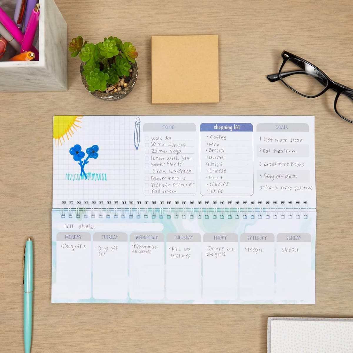 Boost Your Productivity with Essential Keyboard Weekly Planner Pads
