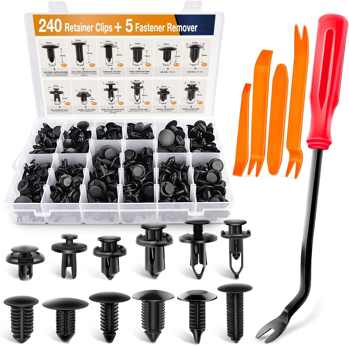 Effortless Car Bumper Clip Set for Quick Repairs and Hassle-Free Maintenance