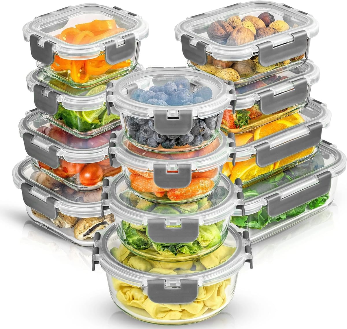 Essential Versatile Borosilicate Glass Containers with Lids for Everyday Convenience
