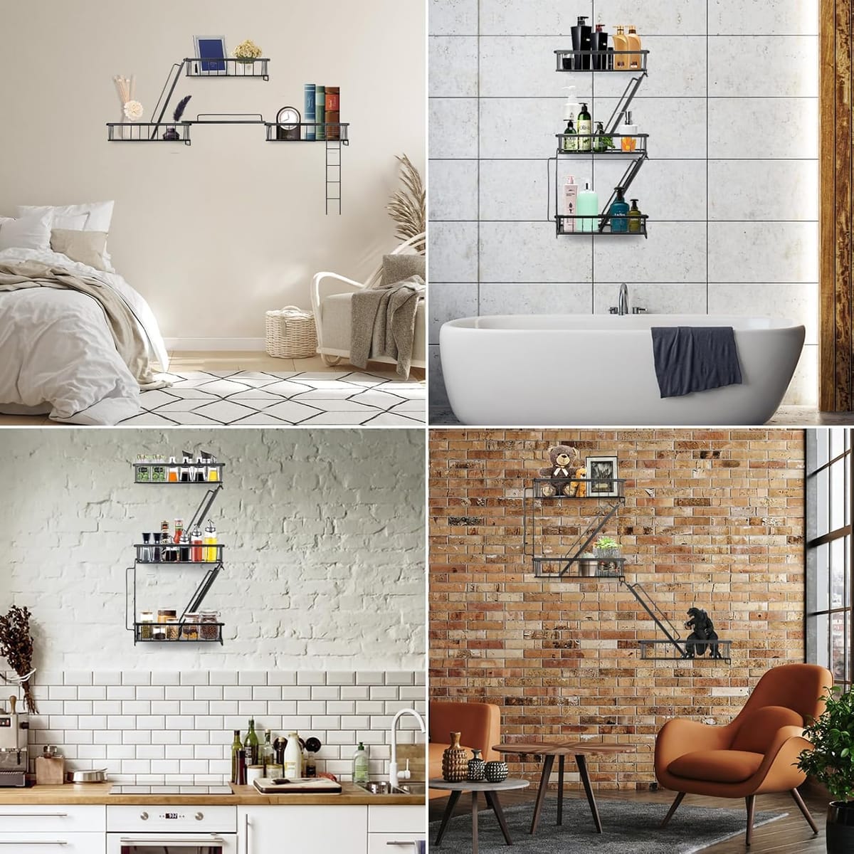 Chic and Secure: Fire Escape Wall Shelves for Stylish Storage Solutions