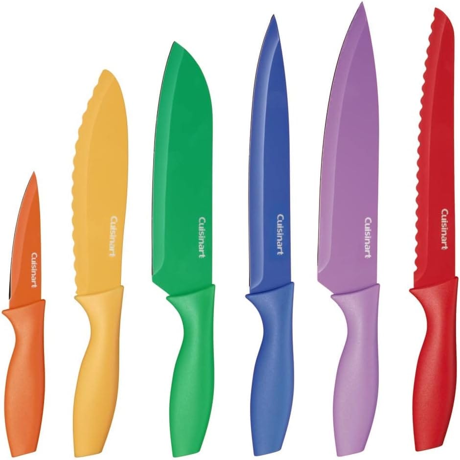 Get Organized with a Stylish Colorful Kitchen Knife Set